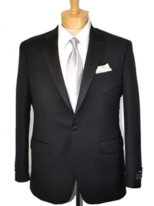 Paul Betenly Black Nelson/Florence F-F 100% W Tuxedo 6N0001 - Spring and Summer 2021 Collection Tuxedos | Sam's Tailoring Fine Men's Clothing