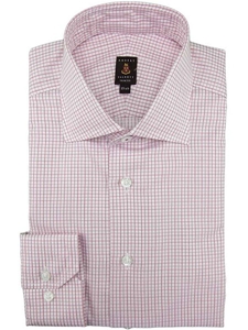 Robert Talbott Rose Check Wide Spread Collar Trim RT Sutter Dress Shirt 9312FB3V-02 - Fall 2014 Collection Dress Trim Shirts | Sam's Tailoring Fine Men's Clothing