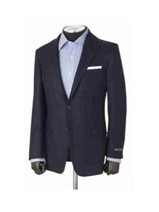 Hickey Freeman Luxury Navy Cashmere Sport Coat 45508003B004 - Fall 2014 Collection Sport Coats and Blazers | Sam's Tailoring Fine Men's Clothing
