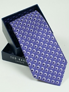 Ted Baker Medium Purple with Orbs Pattern Tie SAMSTAILOR-5306 - Fall 2014 Collection Ties | Sam's Tailoring Fine Men's Clothing