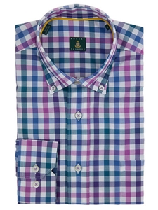 Robert Talbott Lilac Lincoln Medium Spread Button Down Collar Sport Shirt LMB34025-21 - Spring 2015 Collection Sport Shirts | Sam's Tailoring Fine Men's Clothing