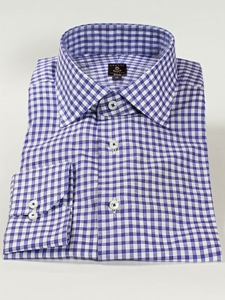 Robert Talbott Lavender Check Medium Spread Collar Estate Sport Shirt F2383B3V-SAMSTAILORING-29 - Spring 2015 Collection Sport Shirts | Sam's Tailoring Fine Men's Clothing