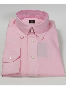 Robert Talbott Pink Medium Spread Collar Plaid Check Estate Bespoke Dress Shirt C248413V - Spring 2015 Collection Dress Shirts | Sam's Tailoring Fine Men's Clothing