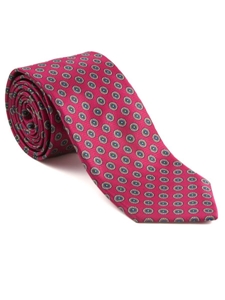 Robert Talbott Pink with Medallion Design Silk Laguna del Rey Best Of Class Tie 53465E0-01 - Spring 2015 Collection Best Of Class Ties | Sam's Tailoring Fine Men's Clothing