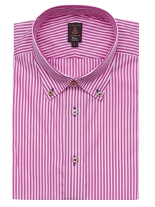 Robert Talbott Pink Pinstripe Trim Fit Estate Dress Shirt C2651I3V-24 - Spring 2016 Collection Dress Shirts | Sam's Tailoring Fine Men's Clothing