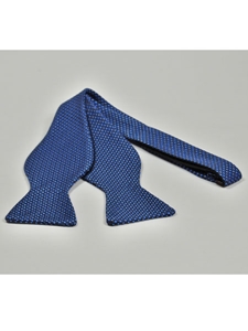IKE Behar Black Blue with Basket Weave Design Silk Bow Tie SAMSTAILORINGIMG-0042 - Spring 2015 Collection Bow Ties | Sam's Tailoring Fine Men's Clothing