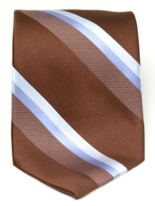 Valentino Brown Silk Tie 1314 - Ties | Sam's Tailoring Fine Men's Clothing