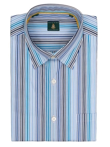 Atlantic Stripes Cotton Classic Fit Anderson Sport Shirt LUM15S10-01 - Robert Talbott Sport Shirts | Sam's Tailoring Fine Men's Clothing