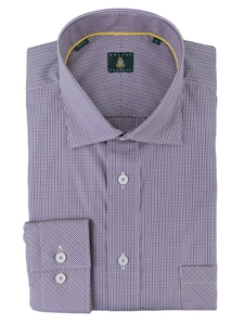 Robert Talbott Aster Wide Spread Collar Multi Check The Crespi Sport Shirt LSM24001-06 - Spring 2015 Collection Sport Shirts | Sam's Tailoring Fine Men's Clothing