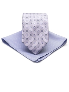 Robert Talbott Purple Combo Best of Class Tie and Pocket Square 19907-01 - Fathers Day Gift Set Collection | Sam's Tailoring Fine Men's Clothing