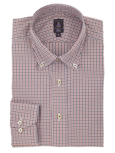 Robert Talbott Multi-Colored Check Trim Fit Estate Dress Shirt C2244I4V-24 - Dress Shirts | Sam's Tailoring Fine Men's Clothing