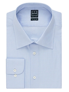 Ike Behar Black Label Regular Fit Check Dress Shirt Blue Stone 28B0396-473 - Spring 2015 Collection Dress Shirts | Sam's Tailoring Fine Men's Clothing