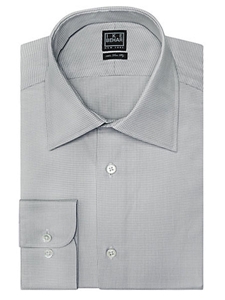 Ike Behar Black Label Regular Fit Check Dress Shirt Gray 28B0396-063 - Spring 2015 Collection Dress Shirts | Sam's Tailoring Fine Men's Clothing