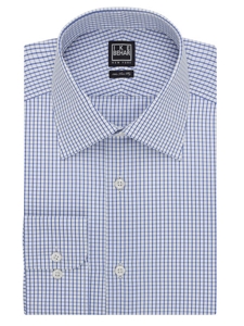 Ike Behar Black Label Regular Fit Check Dress Shirt Cobalt 28B0703-431 - Spring 2015 Collection Dress Shirts | Sam's Tailoring Fine Men's Clothing