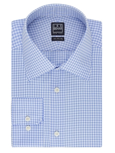 Ike Behar Black Label Regular Fit Check Dress Shirt Cadet Blue 28B0720-424 - Spring 2015 Collection Dress Shirts | Sam's Tailoring Fine Men's Clothing