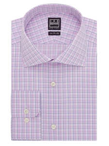 Ike Behar Black Label Regular Fit Check Dress Shirt Lilac 28B0722-693 - Spring 2015 Collection Dress Shirts | Sam's Tailoring Fine Men's Clothing
