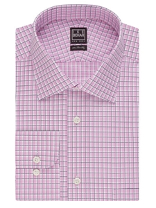 Ike Behar Black Label Regular Fit Check Dress Shirt Rose Pink 28B0694-685 - Spring 2015 Collection Dress Shirts | Sam's Tailoring Fine Men's Clothing