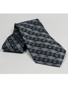 Jhane Barnes Multi-Color Geometric Stripes Silk Tie JLPJBT0043 - Ties or Neckwear | Sam's Tailoring Fine Men's Clothing