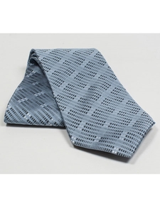 Jhane Barnes Grey Net Weave Check Silk Tie JLPJBT0075 - Ties or Neckwear | Sam's Tailoring Fine Men's Clothing