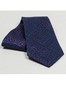 Jhane Barnes Indigo with Origami Design Silk Tie JLPJBT0085 - Ties or Neckwear | Sam's Tailoring Fine Men's Clothing