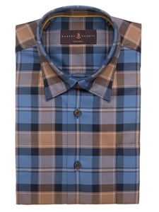 Robert Talbott Slate Classic Fit Anderson Sport Shirt LUM35024-01 - Sport Shirts | Sam's Tailoring Fine Men's Clothing