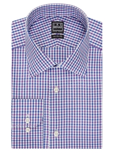 Ike Behar Black Label Regular Fit Check Dress Shirt Multi-Color 28B0741-474 - Dress Shirts | Sam's Tailoring Fine Men's Clothing