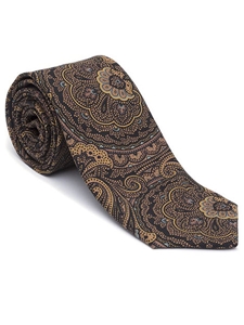 Robert Talbott Black Italian Madder Print Silk Best of Class Tie 53906E0-05 - Fall 2015 Collection Best Of Class Ties | Sam's Tailoring Fine Men's Clothing