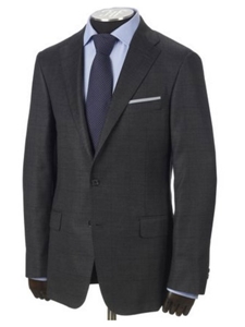 Hickey Freeman Grey Plaid Cashmere Suit 55306402H003 - Fall 2015 Collection Suits | Sam's Tailoring Fine Men's Clothing