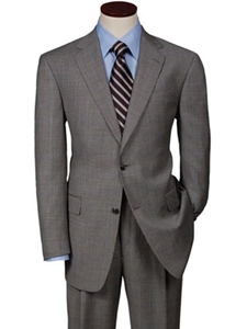 Hart Schaffner Marx Black and White Glen Plaid Suit 195-750305 - Suits | Sam's Tailoring Fine Men's Clothing