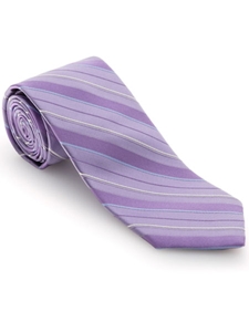 Robert Talbott Purple and Blue Stripe Silk Ambassador Estate Tie 42495I0-03 - Spring 2016 Collection Estate Ties | Sam's Tailoring Fine Men's Clothing
