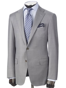 Hickey Freeman Light Grey Tasmanian Suit 61301101H003 - Suits | Sams Tailoring