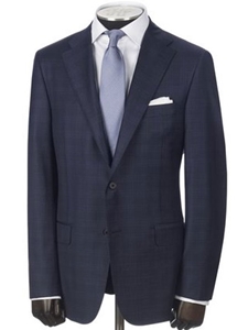 Tasmanian Plaid Navy Suit |  | Hickey Freeman Sping Collection 2016 | Sams Tailoring