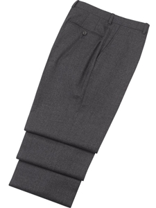 Grey Textured Fall Treveler Trousers | Hickey FreeMan Trousers Collection | Sams Tailoring