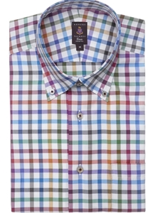 Multi Colored Check Classic Fit Dress Shirt |  Robert Talbott New Collection 2016 | Sams Tailoring