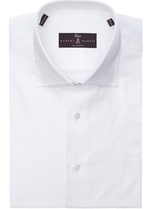 White Mini Chevron Dress Shirt |  Robert Talbott New Collection 2016 | Sams Tailoring