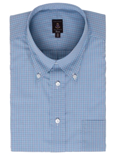 Blue Multi-colored Small Check Estate Shirt | Robert Talbott Shirts Collection 2016 | Sams Tailoring