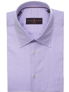 Purple Mini Herringbone Classic Dress Shirt| Robert Talbott Spring Collection 2016 | Sams Tailoring