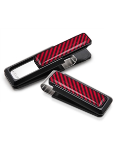 Black & Red Inlay Money Clip | M-Clip New Money Clip | Sams Tailoring