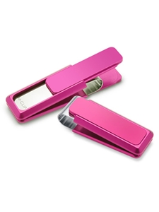 Solid Pink Slide Money Clip  | M-Clip New Money Clip | Sams Tailoring