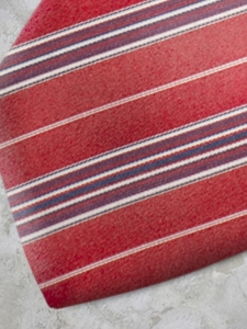 Blue, Red And White Striped Tie SS16 | Italo Ferretti Spring Summer Collection | Sam's Tailoring