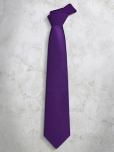 Plain Color Precious Silk Tie | Italo Ferretti Super Class Collection | Sam's Tailoring