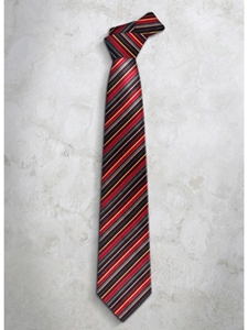 Classic Stripes Precious Silk Tie | Italo Ferretti Super Class Collection | Sam's Tailoring