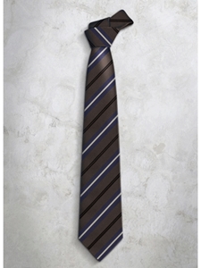 Classic Stripes Refined Silk Tie | Italo Ferretti Super Class Collection | Sam's Tailoring
