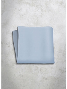 Sky Blue Silk Satin Men's Handkerchief | Italo Ferretti Super Class Collection | Sam's Tailoring