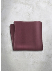Brown Stripes Design Silk Satin Men's Handkerchief  | Italo Ferretti Super Class Collection | Sam's Tailoring