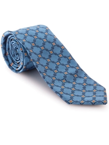 Robert Talbott Blue with Medallion Ambassador Estate Tie 40200I0-02 - Spring 2016 Collection Estate Ties | Sam's Tailoring Fine Men's Clothing
