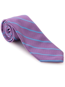 Robert Talbott Purple with Stripe Ambassador Estate Tie 40202I0-05 - Spring 2016 Collection Estate Ties | Sam's Tailoring Fine Men's Clothing