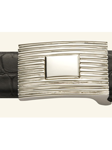 "The Old Flute" 1 1/4 Buckle | W.Kleinberg Sterling Buckles Collection | Sam's Tailoring