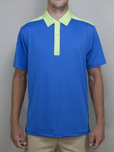 Coblat "Del Mar" Contrast Yoke Polo Shirt | Betenly Golf Polos Collection | Sam's Tailoring