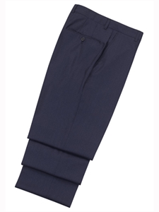 Navy Flannel Cashmere Blend Trouser | Hickey FreeMan Traveler Trousers  | Sams Tailoring